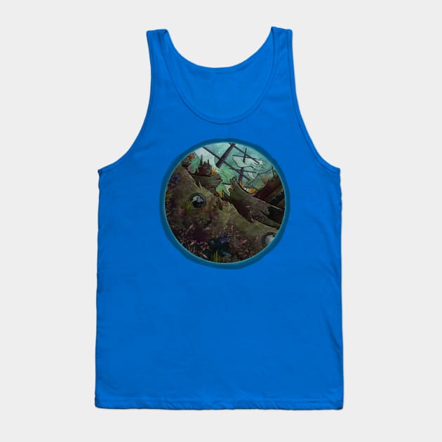 Shipwrecked Tank Top by TaylorRoseMakesArt